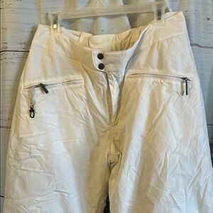 White Sierra Unisex White Snow Pants